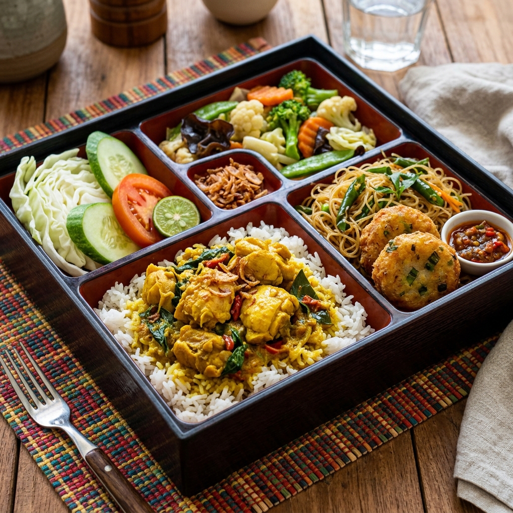 Nasi Ayam Woku